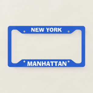 Manhattan Customizable License Plate Frame