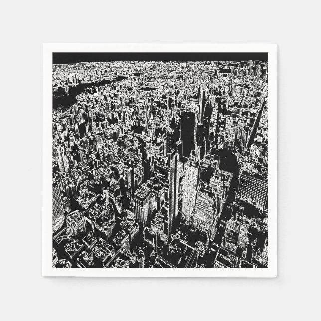 Manhattan designed napkins (Front)