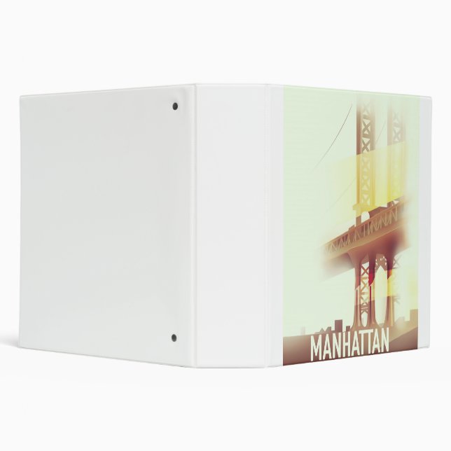 Manhattan Evening 3 Ring Binder (Background)