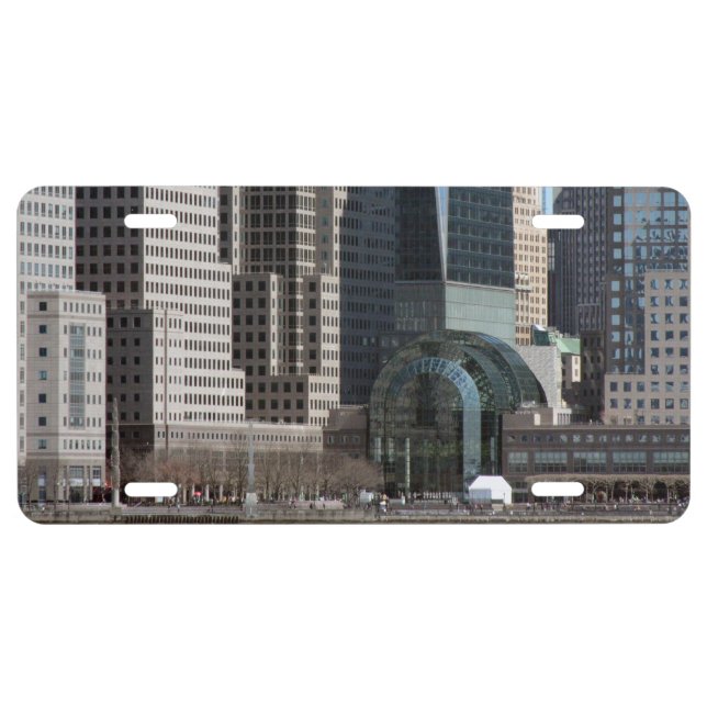 Manhattan Financial District License Plate (Front)
