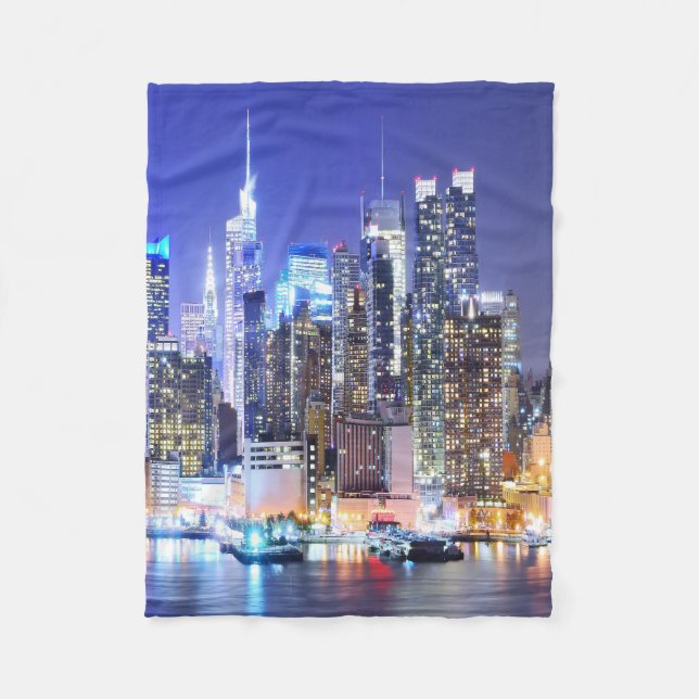 Manhattan Fleece Blanket (Front)