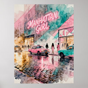 Manhattan Girl Poster