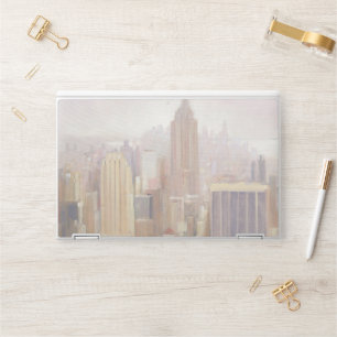 Manhattan in the Mist New York City HP Laptop Skin