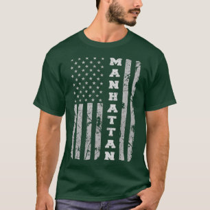 Manhattan Kansas American flag T-Shirt
