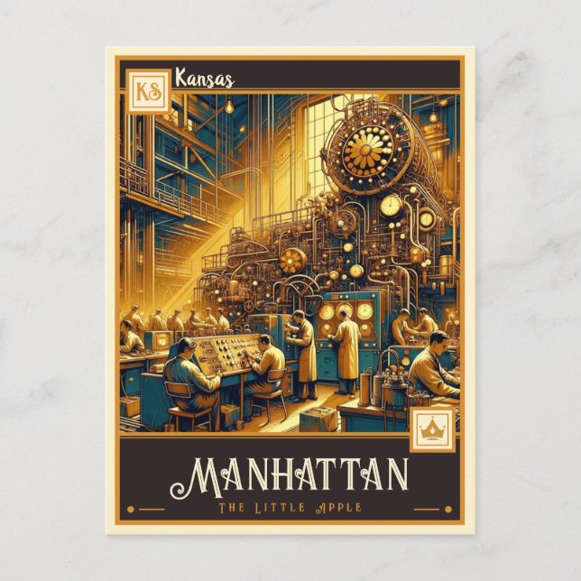 Manhattan, Kansas  | Vintage Postcard (Front)