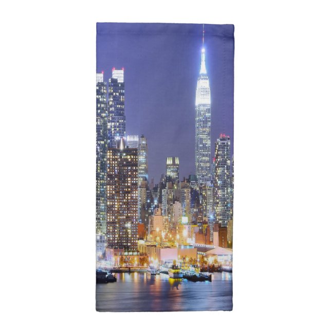 Manhattan Metropolis Cloth Napkin (Half Fold)
