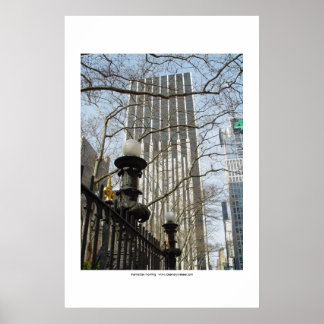 manhattan morning poster