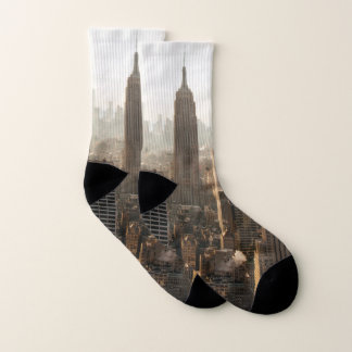 MANHATTAN NEW YORK CITY All Over Print Socks