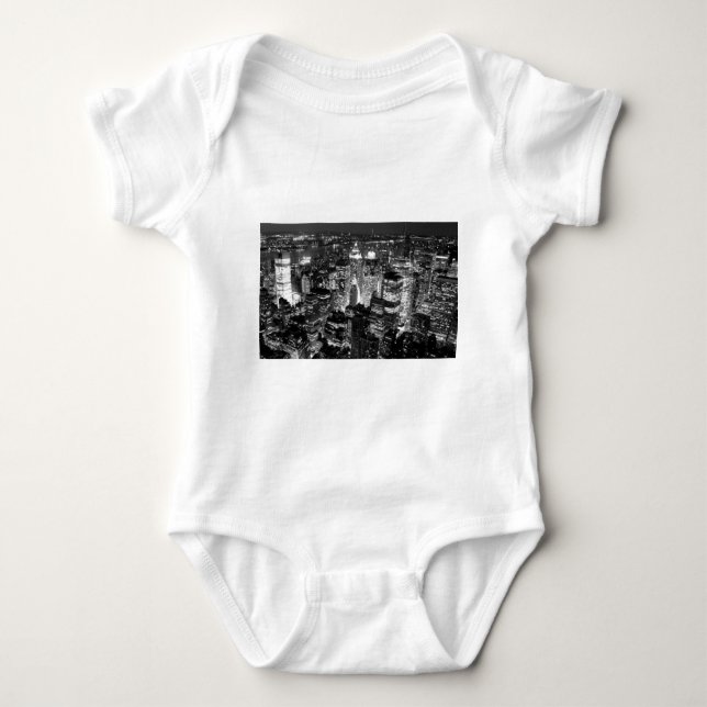 Manhattan New York City Baby Bodysuit (Front)