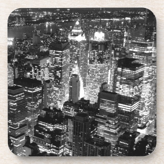 Manhattan New York City Beverage Coaster (Front)