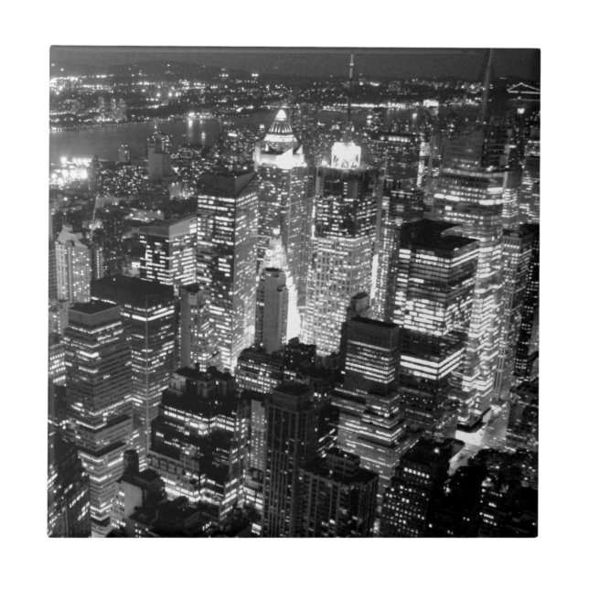 Manhattan New York City Ceramic Tile (Front)