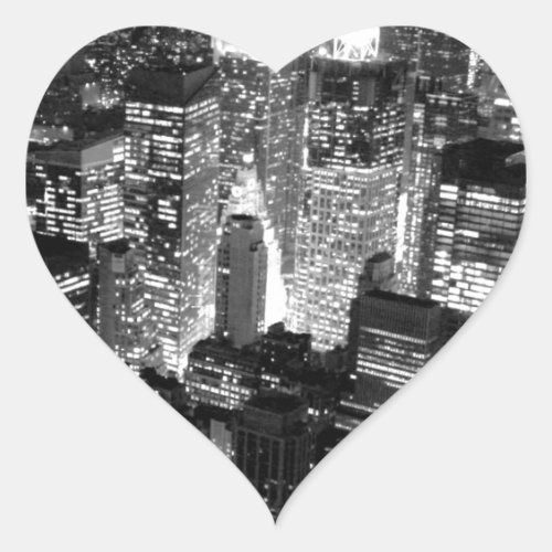 Manhattan New York City Heart Sticker