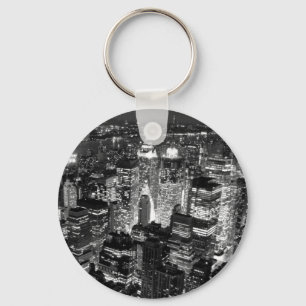 Manhattan New York City Keychain