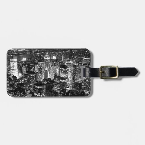 Manhattan New York City Luggage Tag