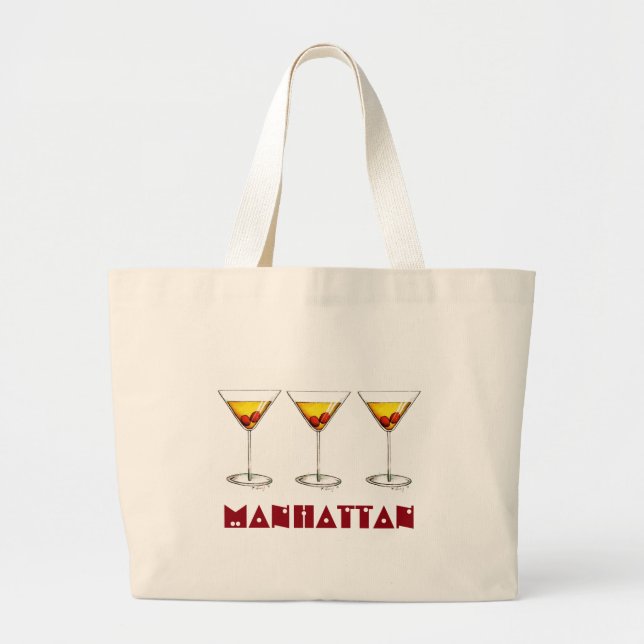 Manhattan New York City NYC Cocktail Cocktails Bag (Front)