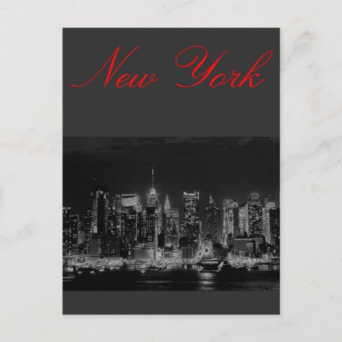 Manhattan New York City Postcard