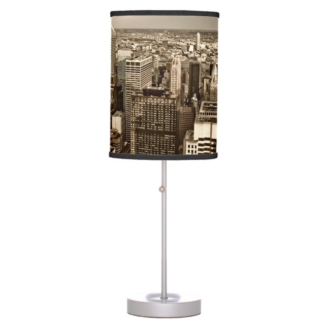 Manhattan New York City Table Lamp (Front)