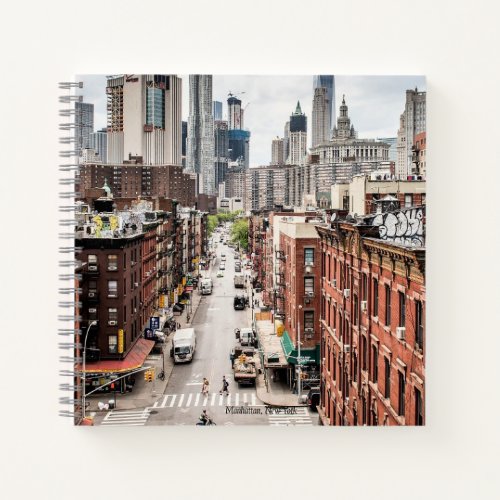 Manhattan New York cityscape photograph Notebook
