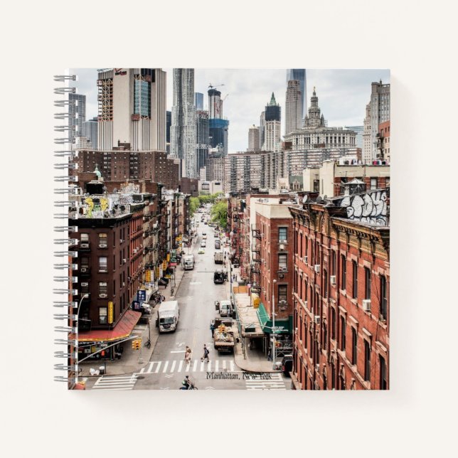 Manhattan, New York cityscape photograph Notebook (Front)