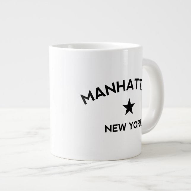 Manhattan New York Giant Coffee Mug (Front Right)