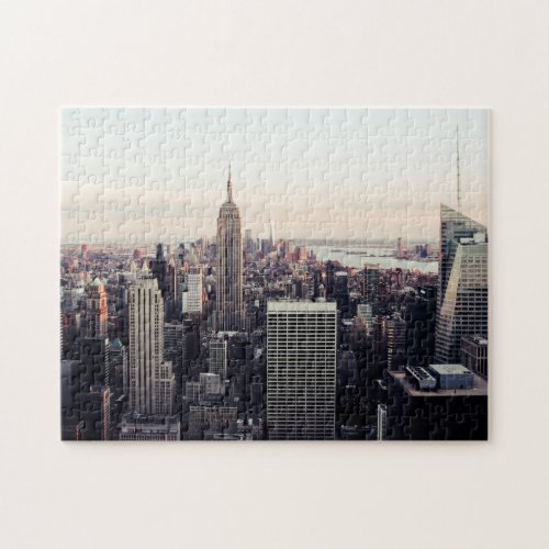 Manhattan New York Iconic Empire State Skyline Jigsaw Puzzle