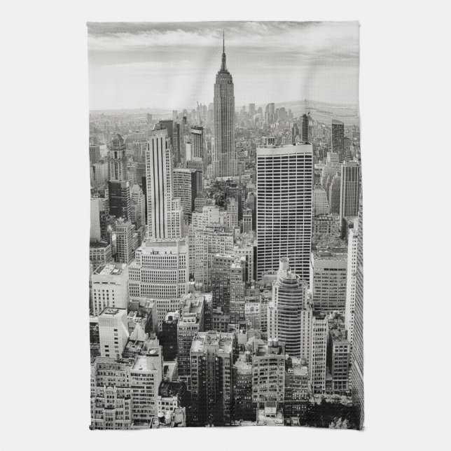 Manhattan, New York (panorama)  Kitchen Towel (Vertical)