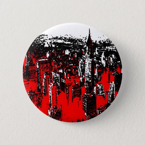 Manhattan New York Pinback Button
