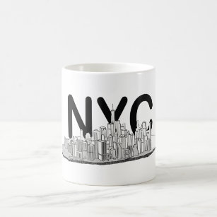 Manhattan New York Skyline Coffee Mug