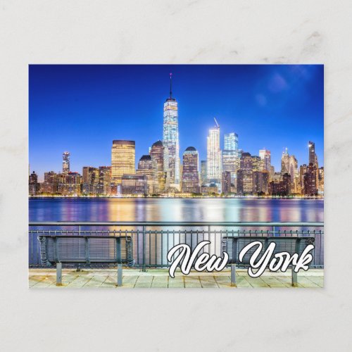 Manhattan New York USA Postcard