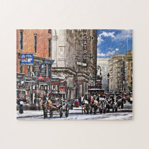 Manhattan NY – Long Acre Square New York c1905 Jigsaw Puzzle