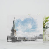 Manhattan Nyc Liberty Statue (Standing Front)