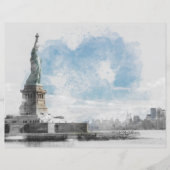 Manhattan Nyc Liberty Statue (Front)