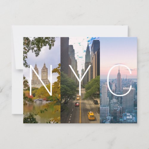 Manhattan NYC New York Postcard