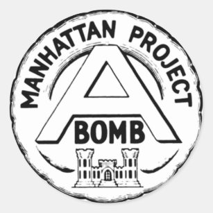 Manhattan Project Badge Classic Round Sticker