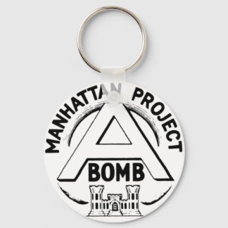 Manhattan Project Badge Keychain