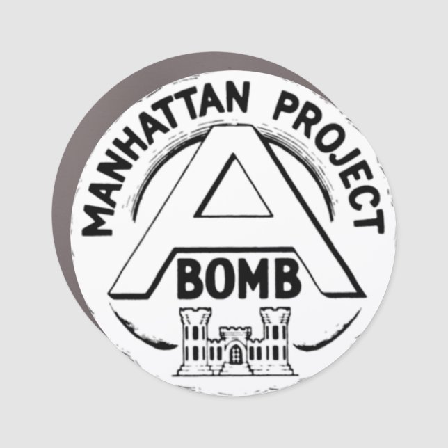 Manhattan Project Car Magnet (Front)