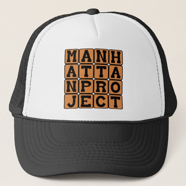 Manhattan Project, Top Secret WW2 Project Trucker Hat (Front)