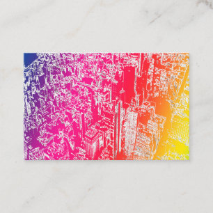 Manhattan rainbow business card