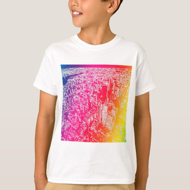 Manhattan rainbow T-Shirt (Front)