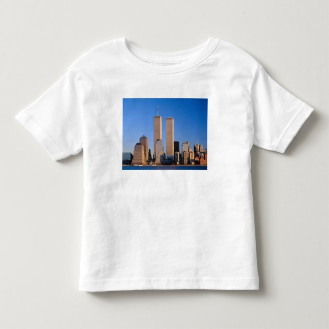 Manhattan Skyline and Hudson River, New York, 2 Toddler T-shirt (Front)