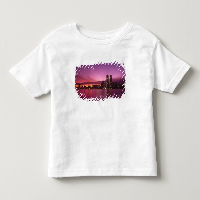 Manhattan Skyline and Hudson River, New York, Toddler T-shirt (Front)