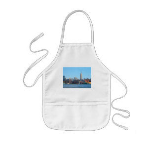 Manhattan Skyline as Seen From Hoboken, NJ Kids' Apron