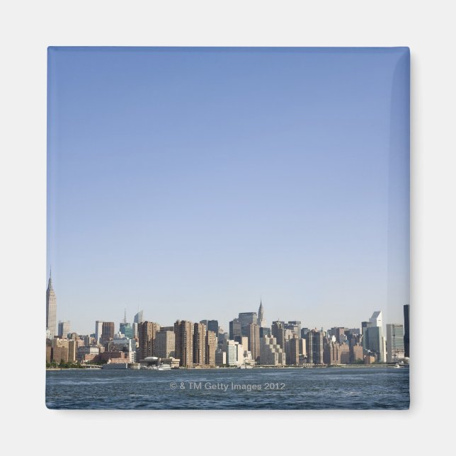 Manhattan Skyline, New York City, NY, USA Magnet (Front)