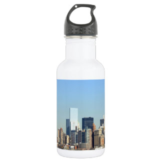 Manhattan Skyline New York City Water Bottle