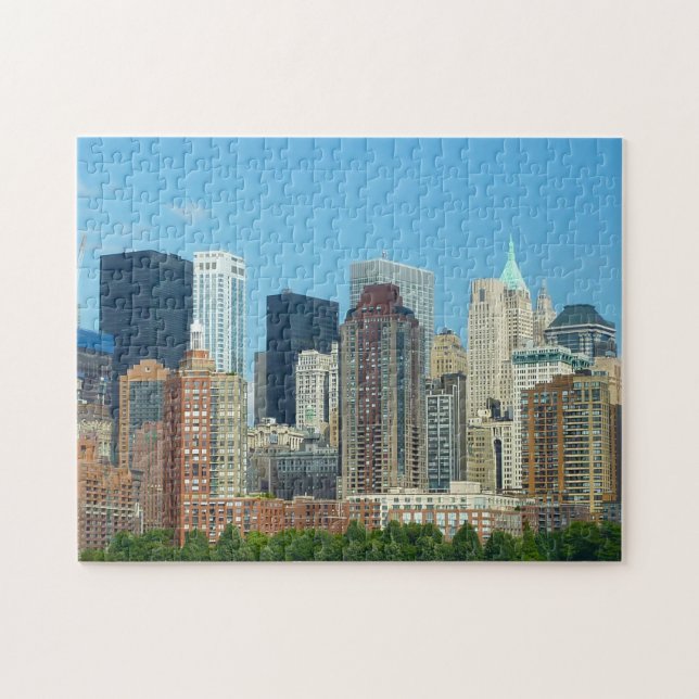 Manhattan Skyline New York. Jigsaw Puzzle (Horizontal)