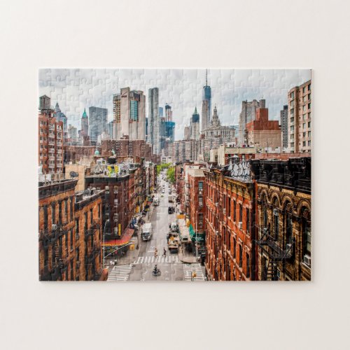 Manhattan Skyline New York Jigsaw Puzzle