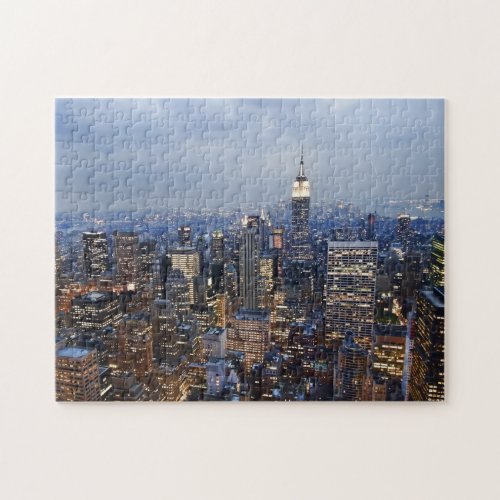 Manhattan Skyline Puzzle