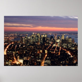 Manhattan Sunset Special 23x34 Poster - Customized