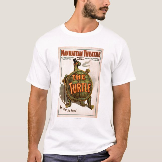 Manhattan Theatre New York Broadway The Turtle T-Shirt (Front)