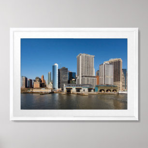 Manhattan Waterfront Framed Art